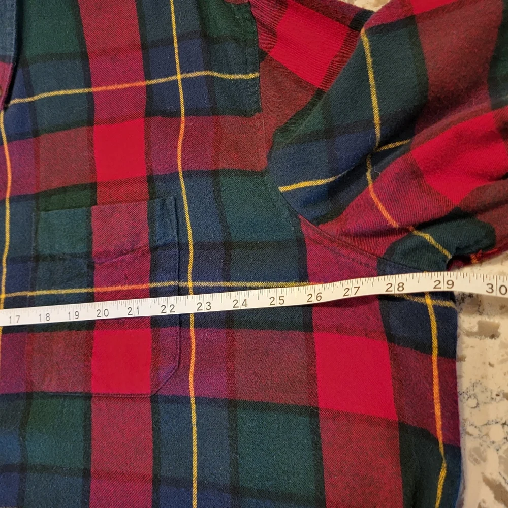 LL Bean Men’s‎ Plaid Flannel Shirt Button Down Traditional Fit XXLT